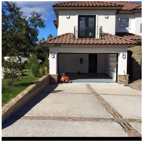 Concrete surface before project 3