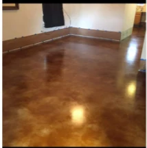 Stained concrete project 12 completed in Austin