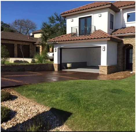 Stained concrete project 15 completed in Austin